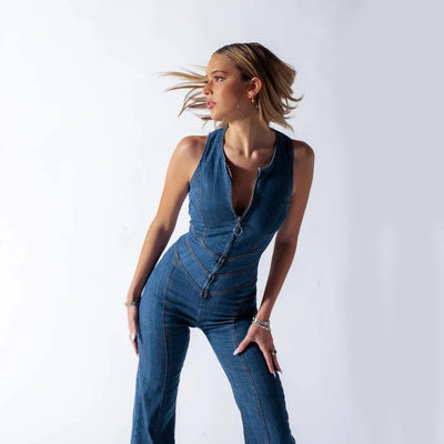 Schicke Denim Overall