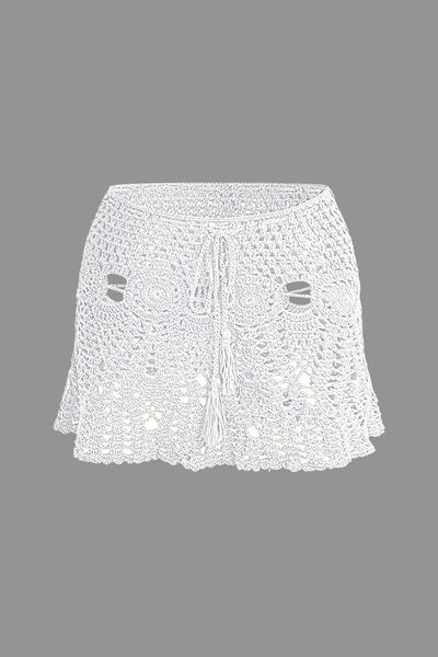 Marina | Häkel-Zweiteiler mit Crop-Top & Minirock