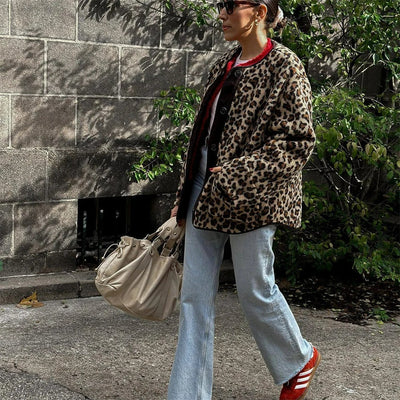 Sofia - Mantel Leopard Frau