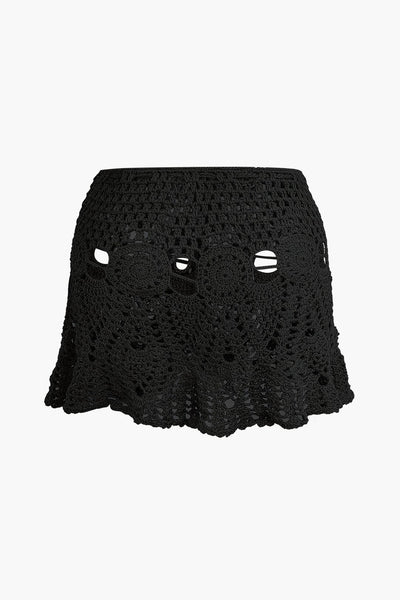 Marina | Häkel-Zweiteiler mit Crop-Top & Minirock