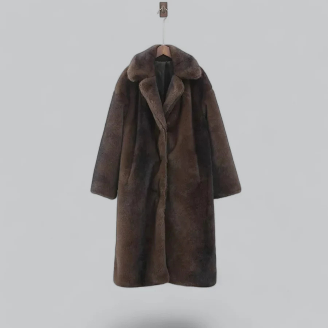 Damen Winter Langer Stylischer Trench Mantel | Lang