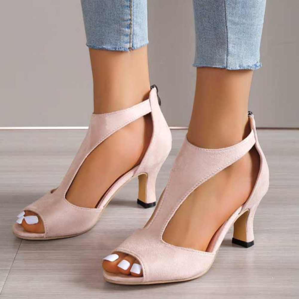 Damen Elegante Sandalen mit Absatz | Vielseitige Sommer-Heels