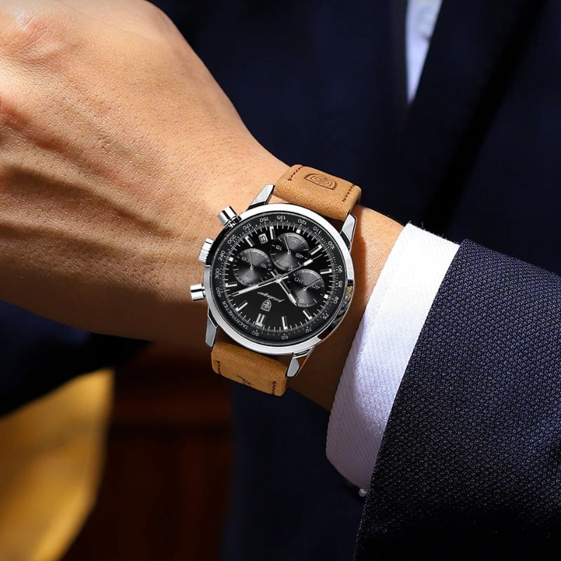 Elegante Luxus-Armbanduhr