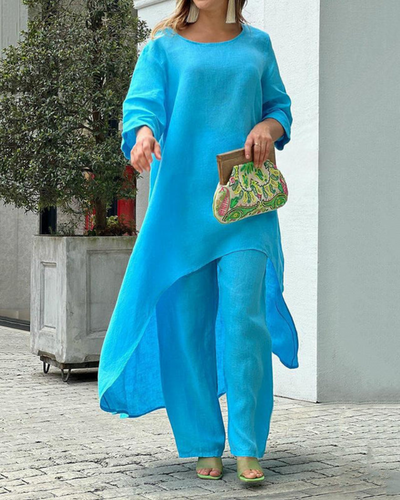 Damen Bequemes Trendiges Freizeitset | Sommerlich