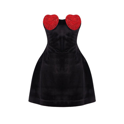 Ariella - Elegantes trägerloses Minikleid