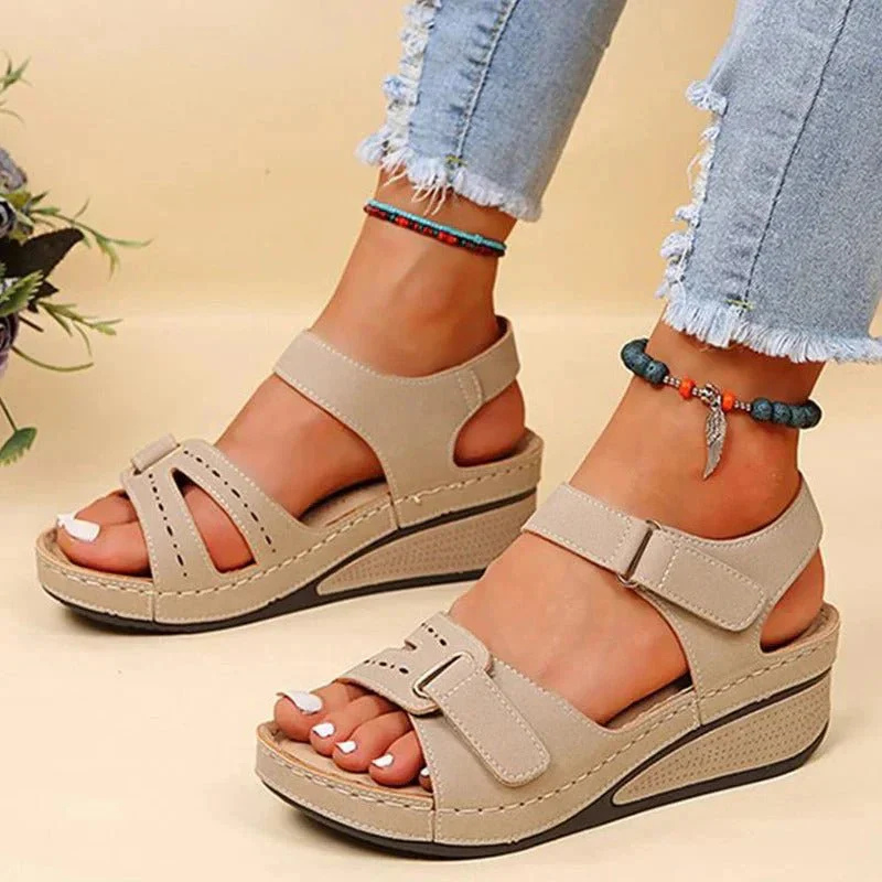 Stilvolle Sandalen Mit Offener Spitze Für Damen | Verstellbarer Riemen