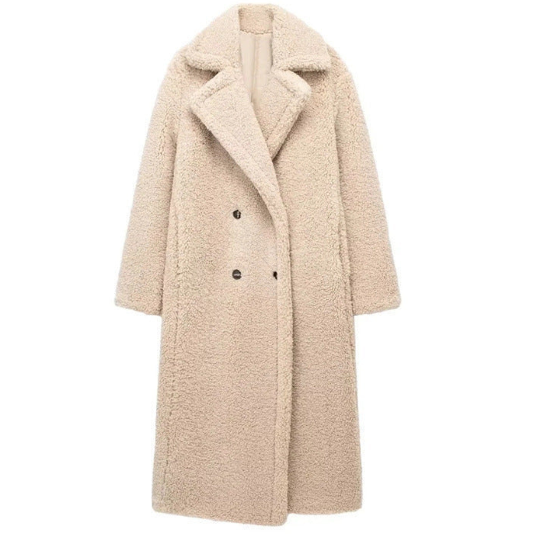 Weicher, Warmer, Langer Trenchcoat Für Damen | Winter