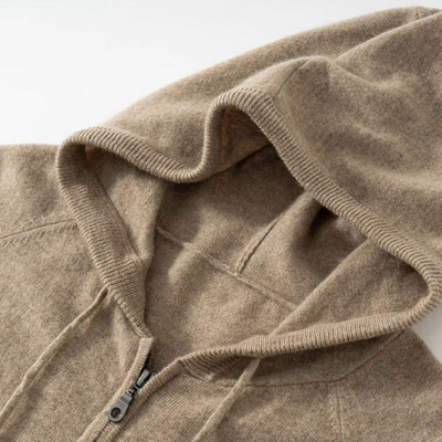 100% Cashmere Hooded Weste
