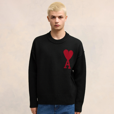 Ami Pullover mit gesticktem A-HERZ
