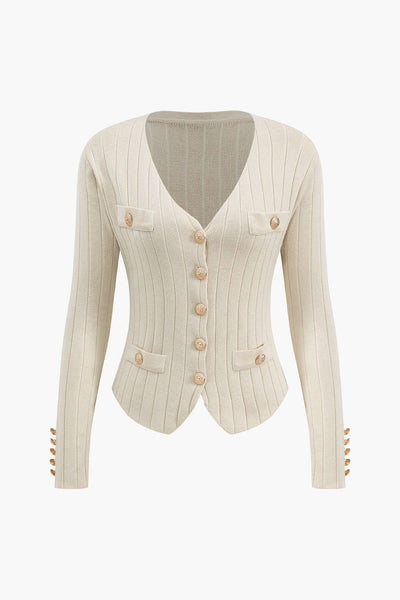 Estelle | Strick-Set mit Blazer, Weste & Midirock