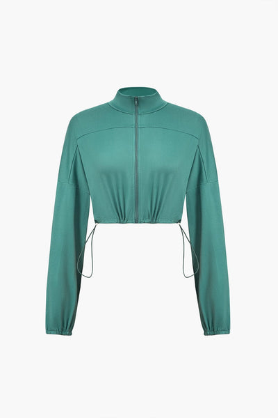 Naya | Sportliches Zweiteiler-Set mit Cropped-Jacke & Leggings