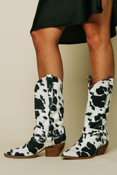 Westernstil Kniehohe Cowboystiefel