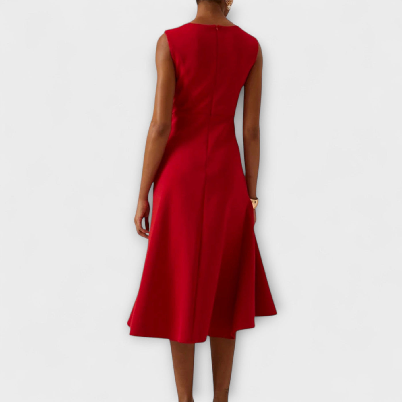 Zandelle | Asymmetrisches Midi-Kleid mit Drapierung