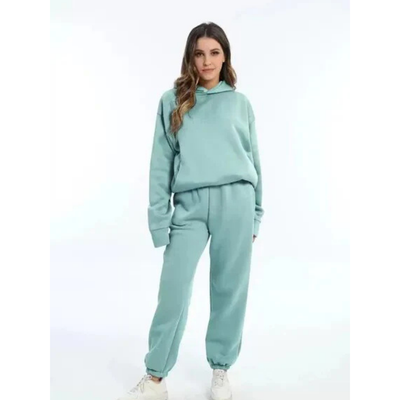 Zweiteiliges Trainingsset In Übergröße Für Damen | Lässig