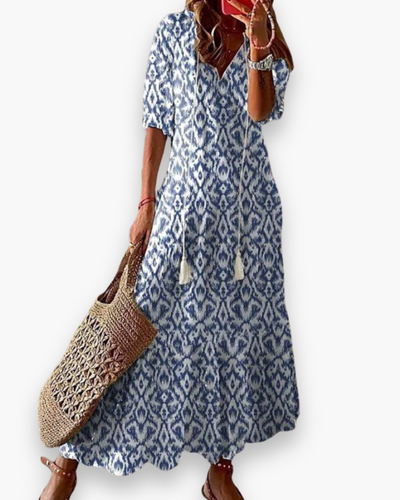 Damen Elegantes A-Linien Abendkleid | Maxi