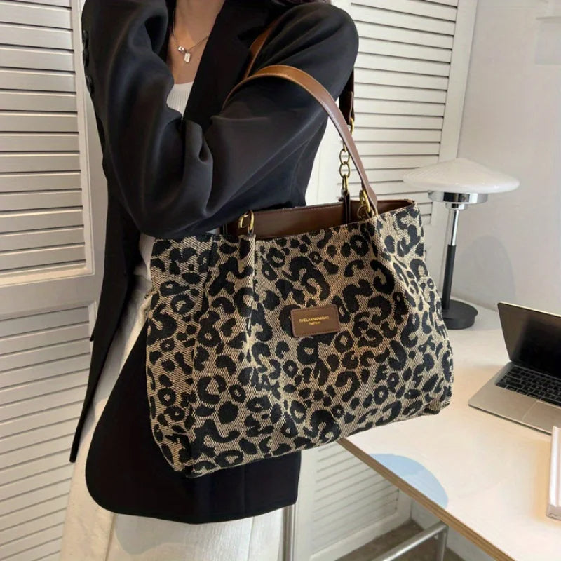 Tote Tasche mit Leopardenmuster