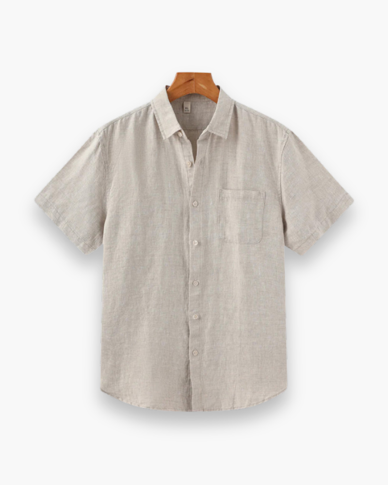 Herren Lässiges Kurzarmhemd | Atmungsaktiv für Sommer