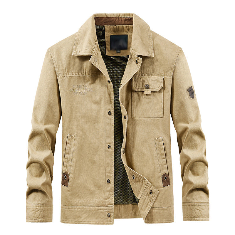 Herren Vintage-Cargo-Jacke