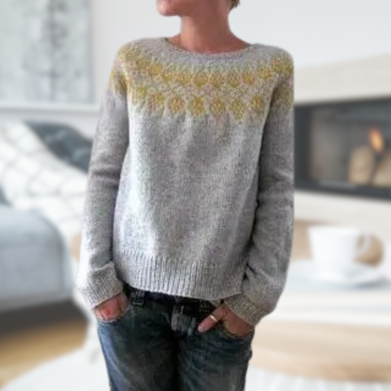 Alia | Damenpullover mit klassischem Rundhals