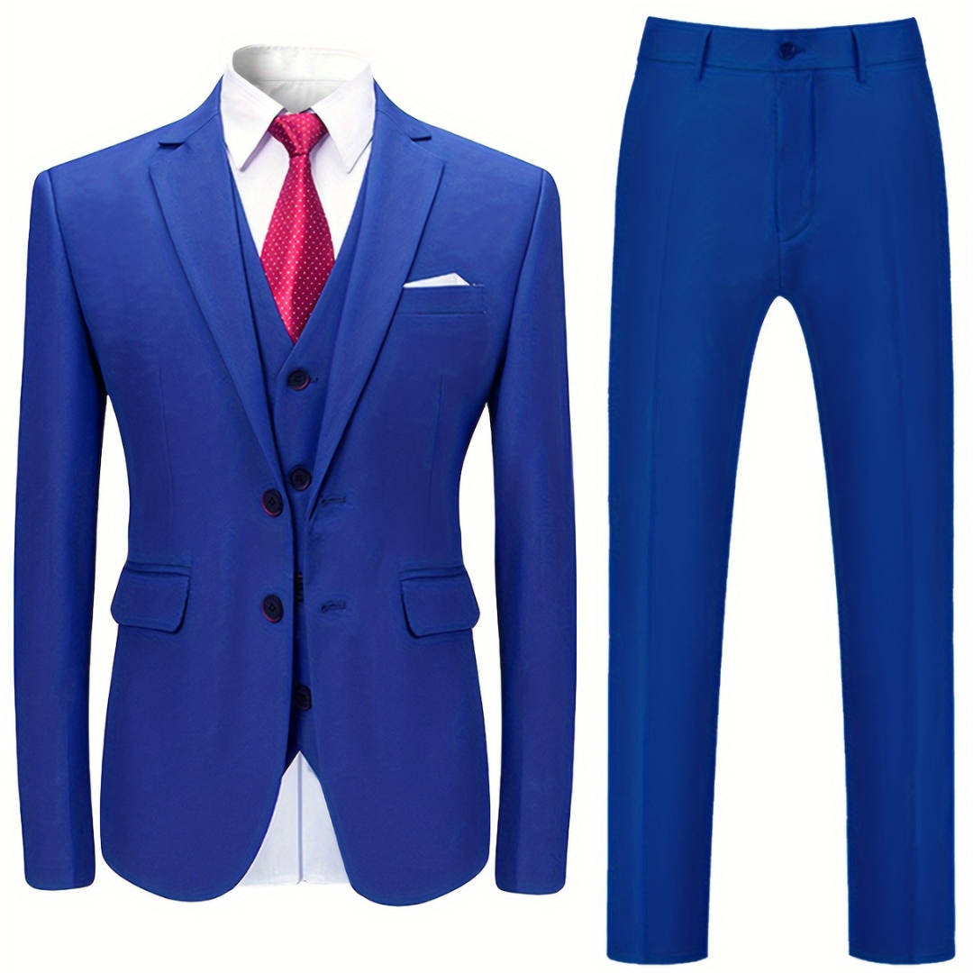 Einreihiger Herrenanzug Für Hochzeitsgäste | Formell