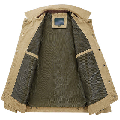 Herren Vintage-Cargo-Jacke