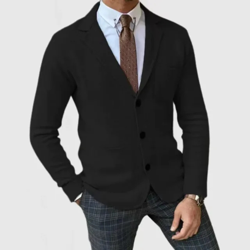 Leichter Slim Fit Blazer Für Herren | Gestrickt