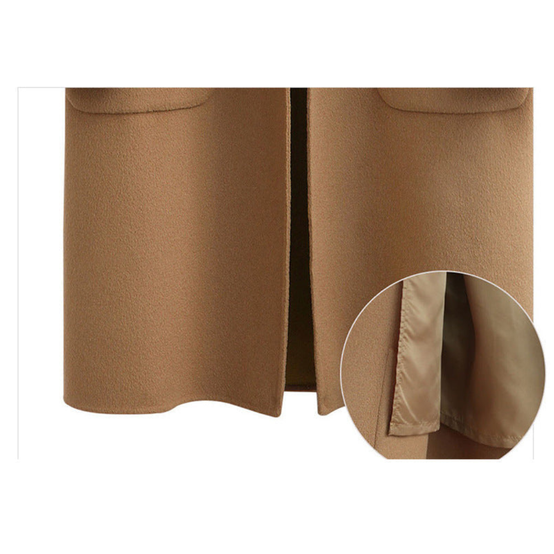 Klassischer Winter Trenchcoat Für Damen | Lang