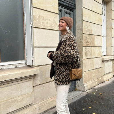Sofia - Mantel Leopard Frau