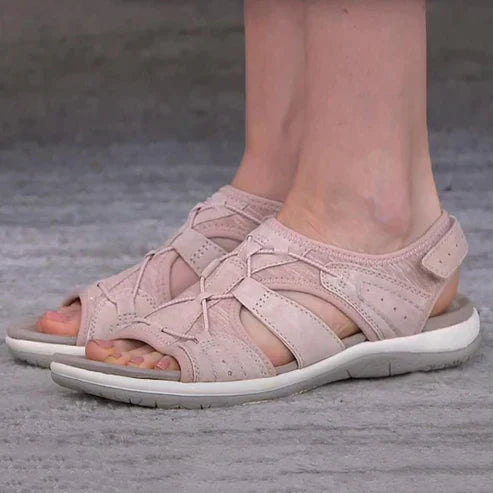 Caroline - Stützende und weiche, verstellbare orthopädische Sandalen für Fraue