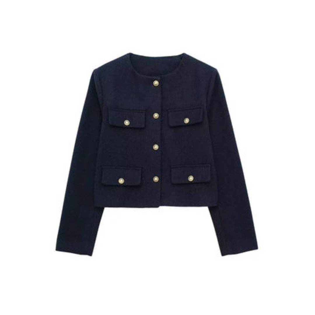 Damen Langarmjacke Vintage | Button Down