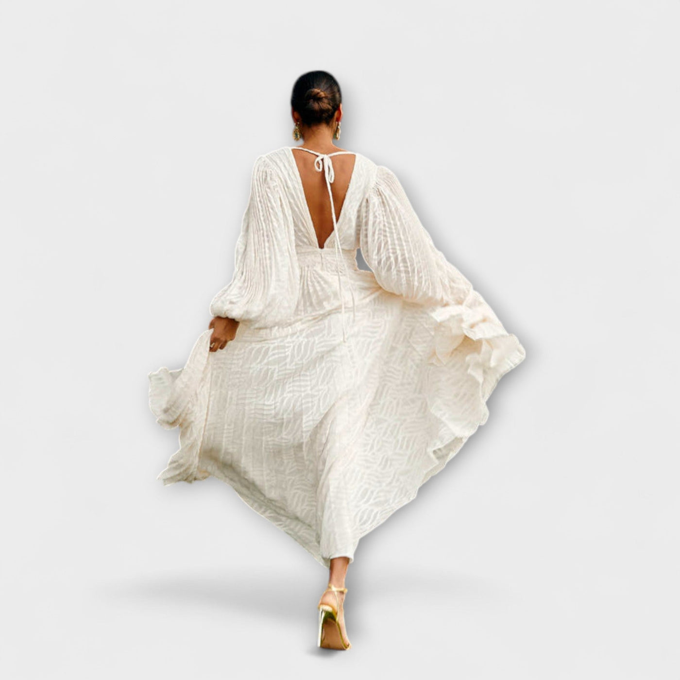 Allegory Elsa Cream Maxi Dress