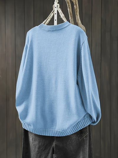 Gunilla – Strickjacke mit dekorativen Knöpfen