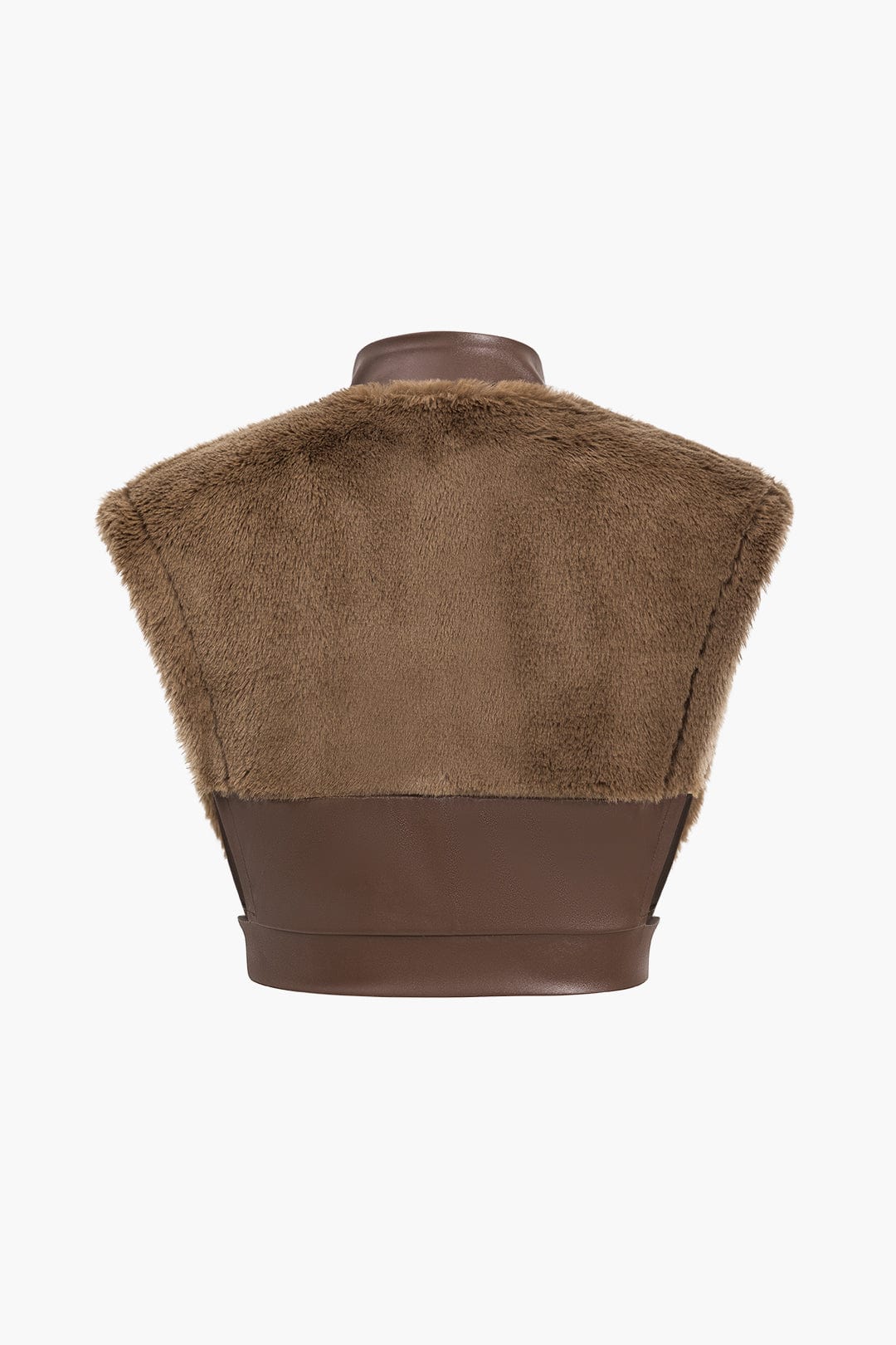 Antonia | Kunstleder-Set mit Kunstpelz-Details