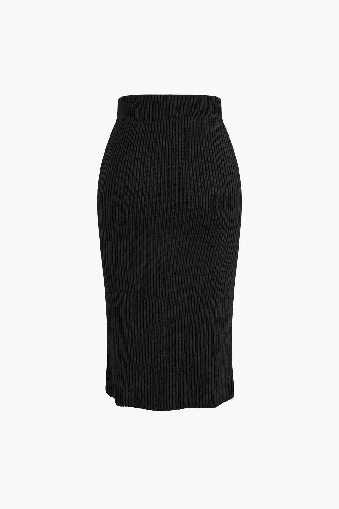 Klara | Elegantes Strick-Set mit Wickel-Oberteil & Bleistiftrock