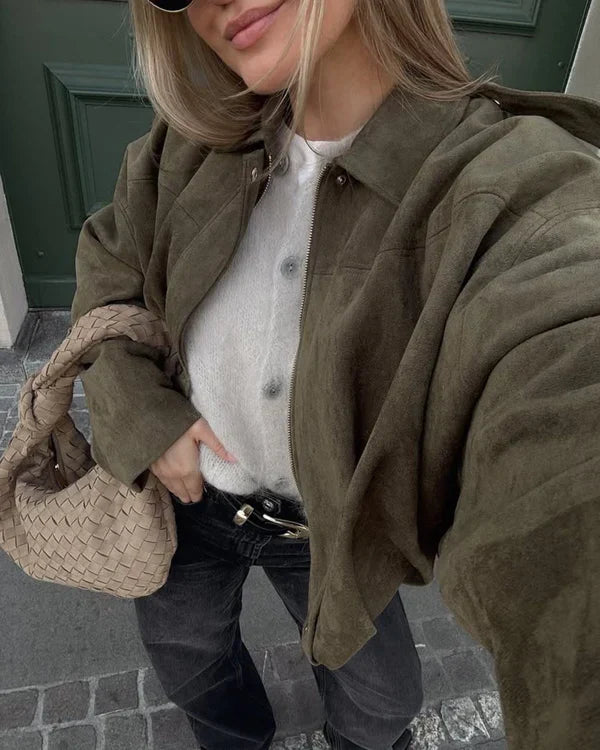 Stylische Bomberjacke