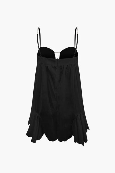 Sophia | Glamouröses Mini-Kleid mit Kristall-Trägern – Feminin & stilvoll für besondere Anlässe