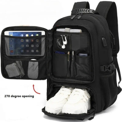 S3 Tech Pro 50-80L Ultimativer USB-Rucksack
