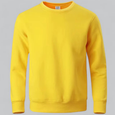 Herren Klassisches Lässiges Crewneck Sweatshirt | Langarm