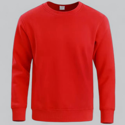 Herren Klassisches Lässiges Crewneck Sweatshirt | Langarm