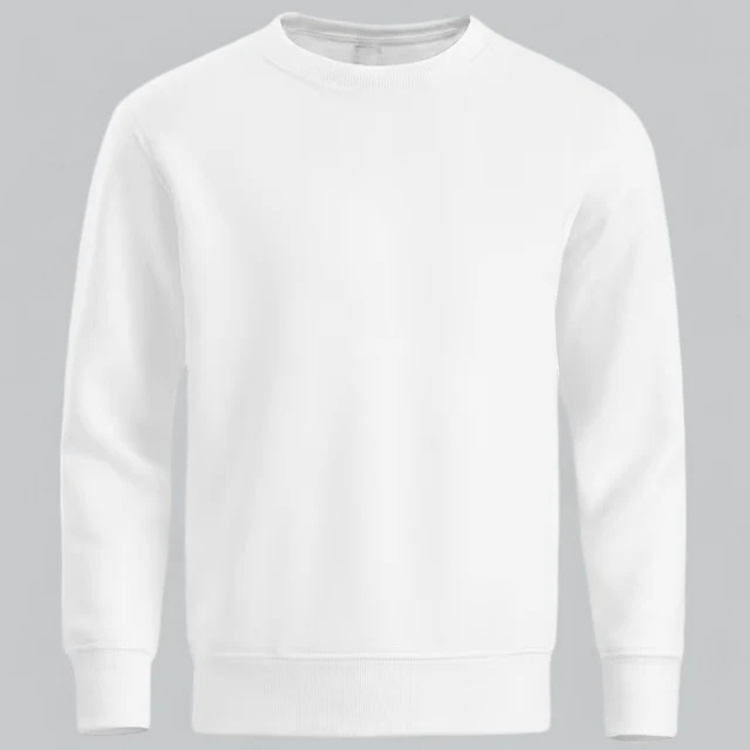 Herren Klassisches Lässiges Crewneck Sweatshirt | Langarm