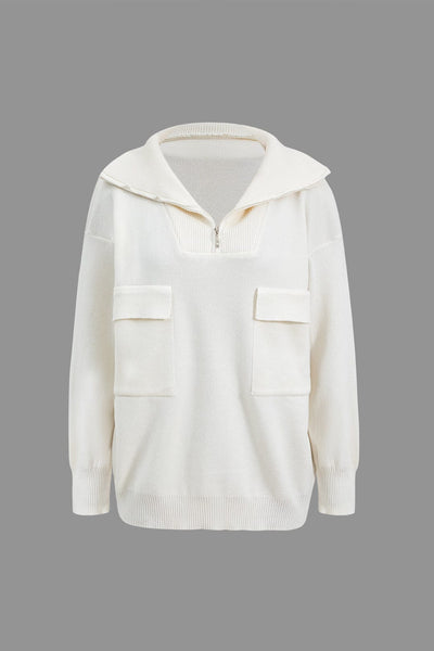 Lara | Zweiteiler-Set mit Oversized-Pullover & Schlitzrock