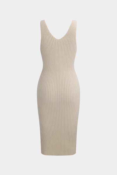 Shira | Strick-Zweiteiler-Set mit Crop-Pullover & Figurbetontem Kleid