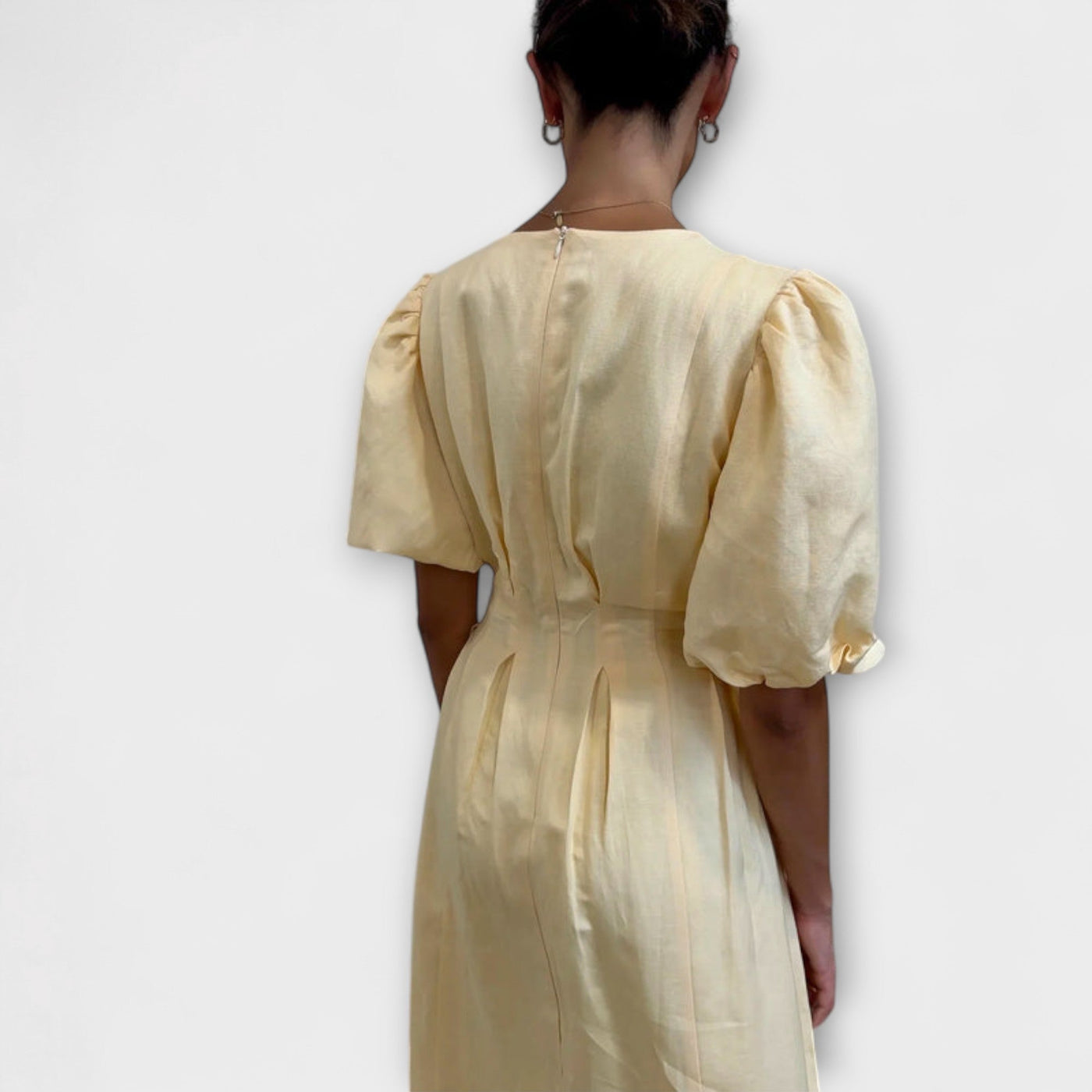 Josephine - Luftiges Maxikleid in strahlendem Hellgelb