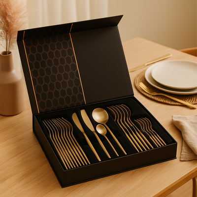 Ardenza | 24-teiliges Western-Steakbesteck-Set