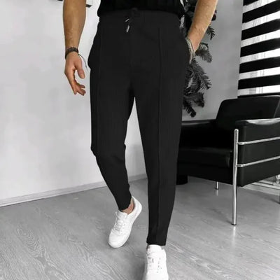 Slim Fit Hose Für Herren Mit Kordelzug | Bequem