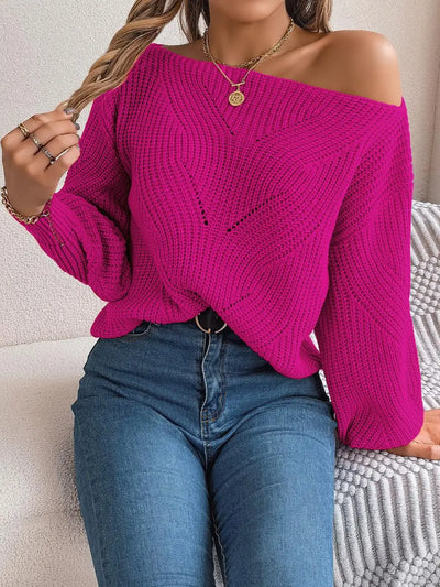 Off-the-shoulder Pullover für Damen