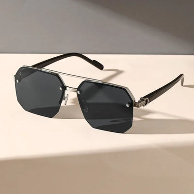 Moderne Stilvolle Geometrische Sonnenbrille für Herren | UV Schutz
