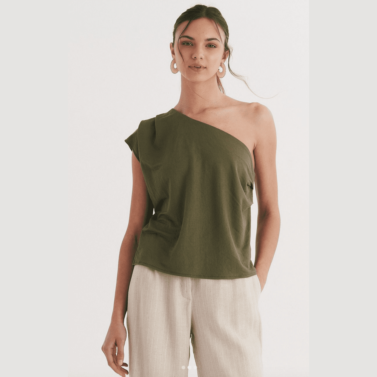 Sienna | One-Shoulder Top mit lässigem Schnitt