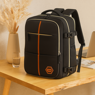 Reisetasche – Einfarbig, verstellbarer Riemen, Reißverschluss, Polyesterfutter