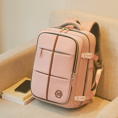 Reisetasche – Einfarbig, verstellbarer Riemen, Reißverschluss, Polyesterfutter